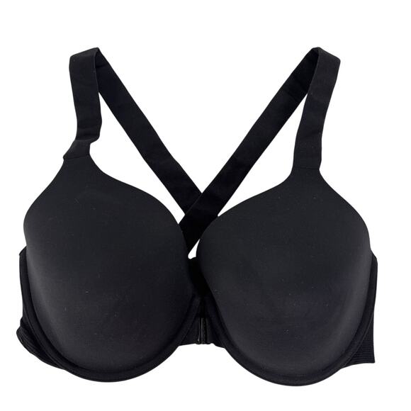 SPANX Bra-llelujah Lightly Lined Front Fasten Underwire Bra size 36DD Black - Picture 1 of 5
